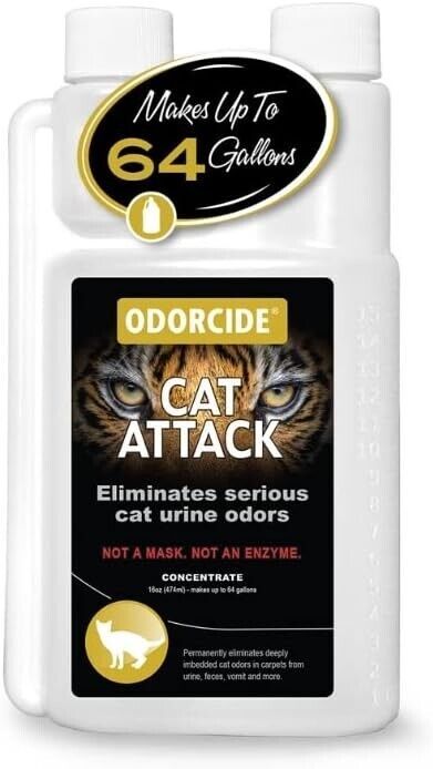 Odorcide Cat Attack Cat Urine Deodorizer, 16oz