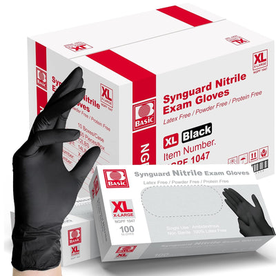 Gloves (XL), Nitrile 5 mil, box of 100