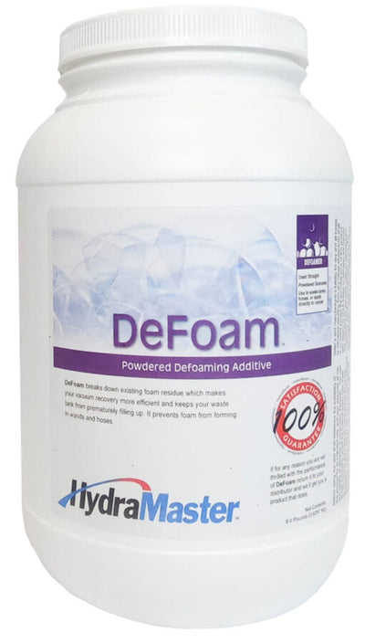 Hydramaster Powdered Defoamer, 8lb jar