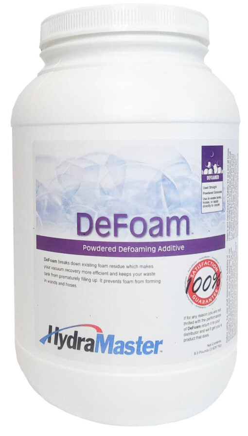 Hydramaster Powdered Defoamer, 8lb jar