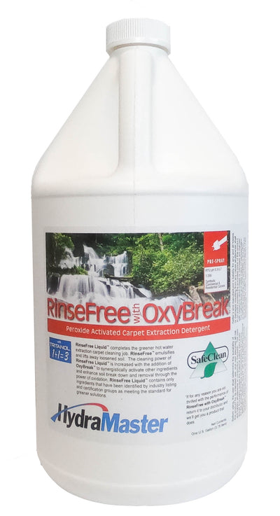 Rinsefree w/oxybreak detergent